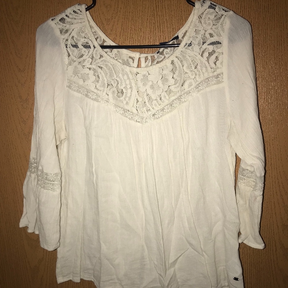 beautiful off-white blouse